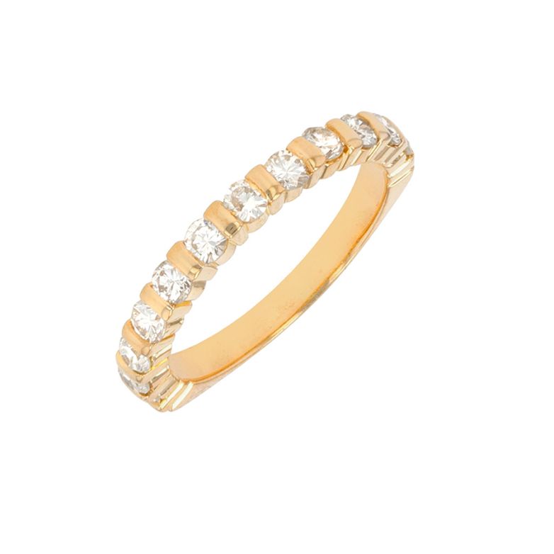 Alliance diamants 0.48 carat or jaune 2.49g Comme neuf -  reconditionné disponible sur Gemme Les Bijoux